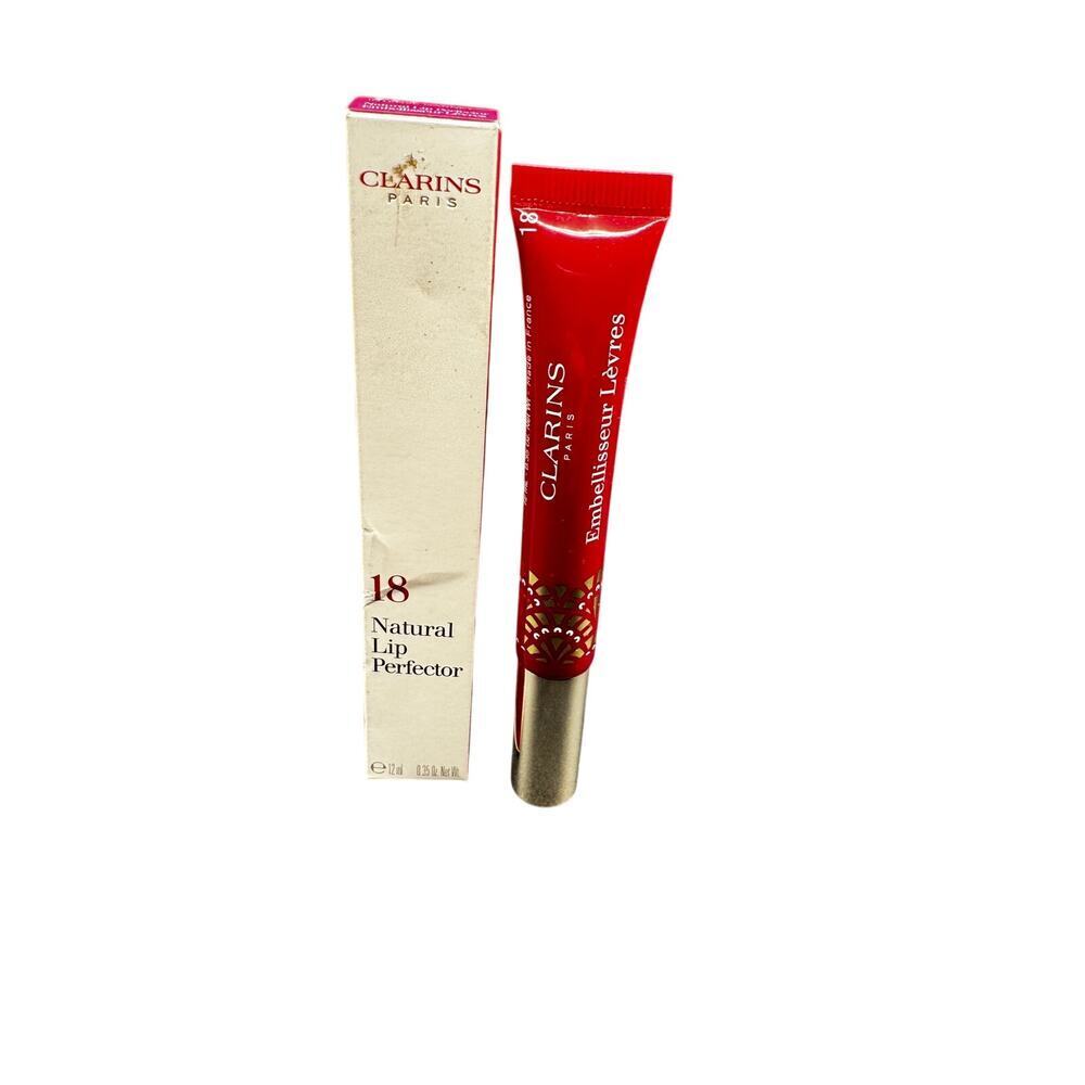 NWT Clarins Natural Lip Perfector in shade Intense Garnet